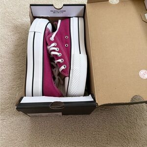 Converse Chuck Taylor All Star Lift Platform Canvas Sneakers, 37EU/6.5US/4.5UK